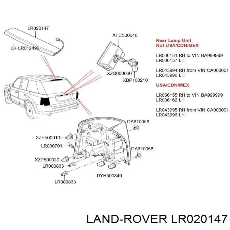 LR015302 Land Rover 