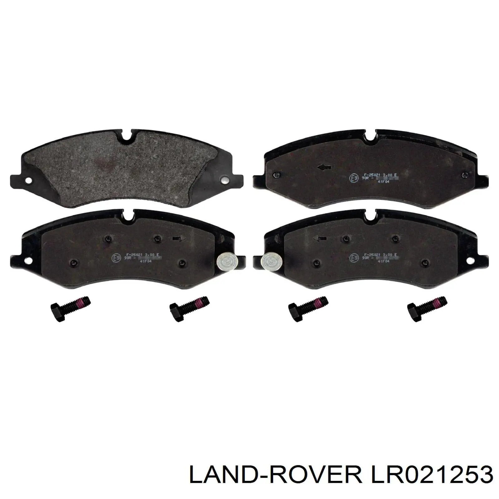 Колодки тормозные передние дисковые LAND ROVER LR021253