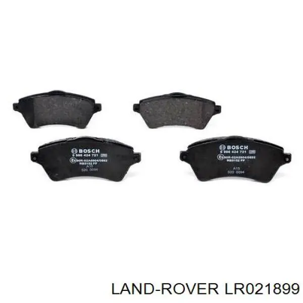 Колодки тормозные (Спереди) Land Rover Freelander 97-06