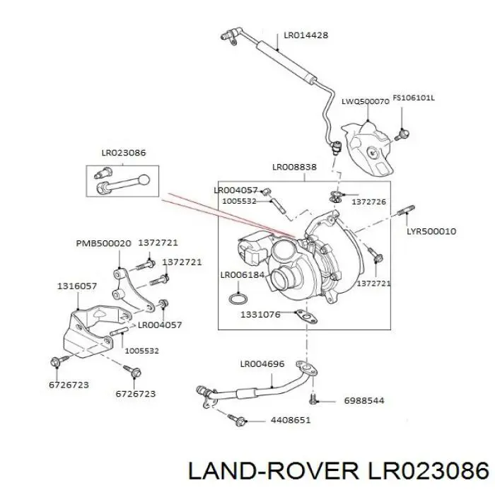  Land Rover LR023086 цена, от 67.27 USD