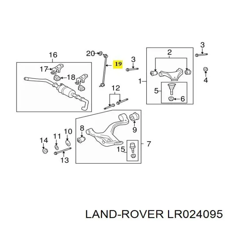 LR024095 Land Rover 