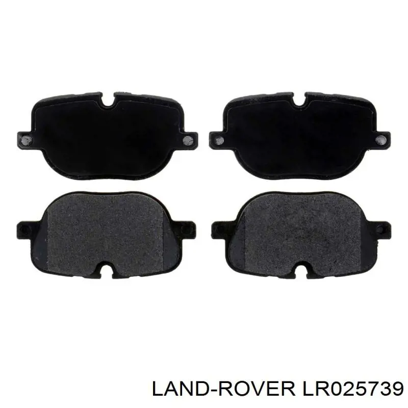 Купить LR025739 Land Rover Колодки тормозные задние, дисковые