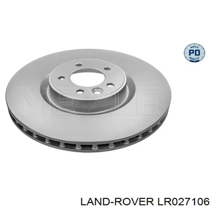 LR027106 Land Rover диск тормозной передний