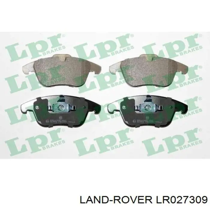 LR027309 Land Rover колодки тормозные передние дисковые