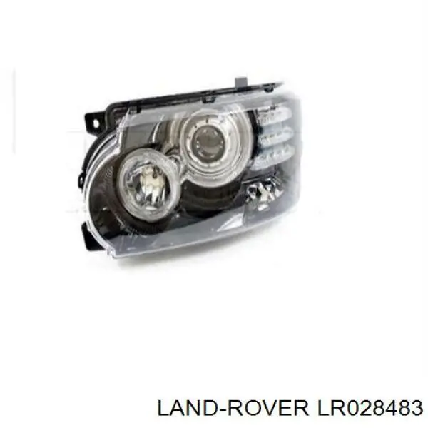 Фара левая, под небольшой ремонт креплений, адаптивный свет (afls) | би-ксенон на land rover range rover iii внедорожник (l322) (01.10 - 12.12) 4.4 d v8 448dt