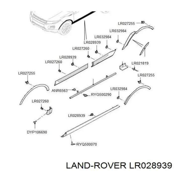 LR028939 Land Rover 