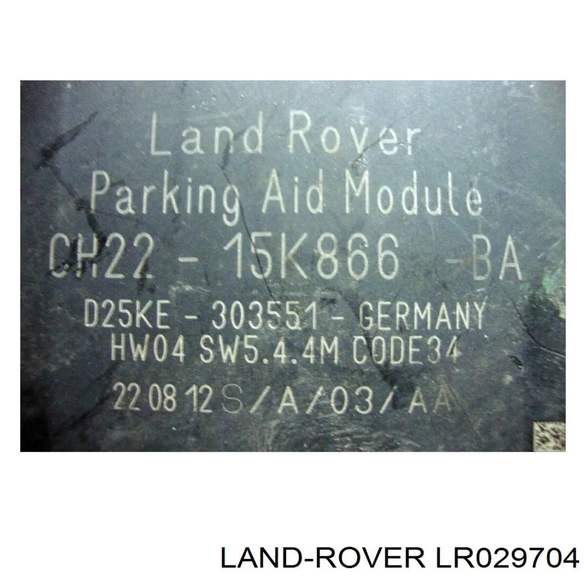 LR029704 Land Rover Модуль (блок ЭБУ) управления парктроником
