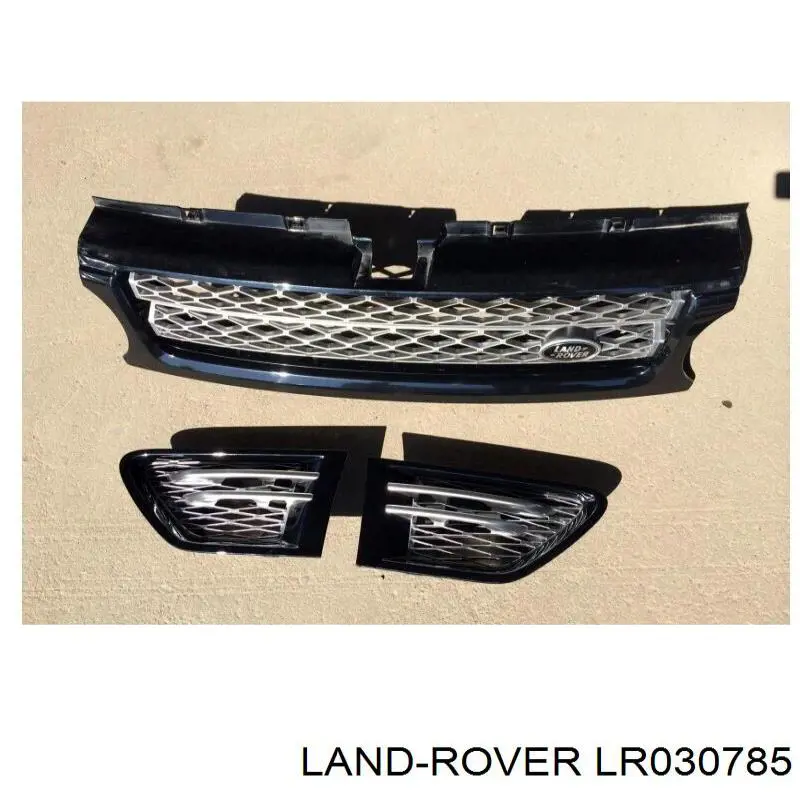 LR030785 Land Rover grelha do radiador