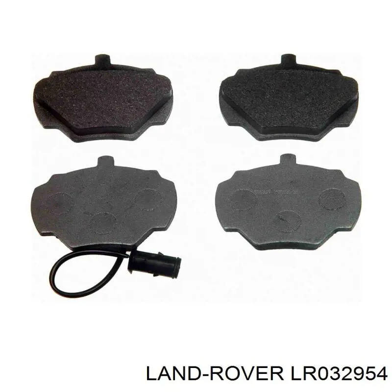 Купить LR032954 Land Rover Колодки тормозные задние, дисковые
