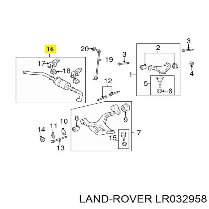 LR032958 Land Rover 