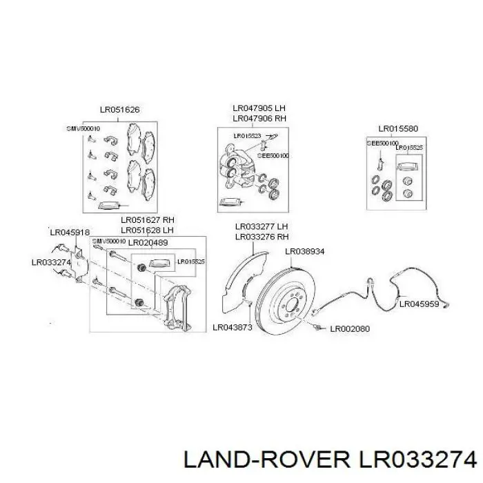 LR033274 Land Rover 