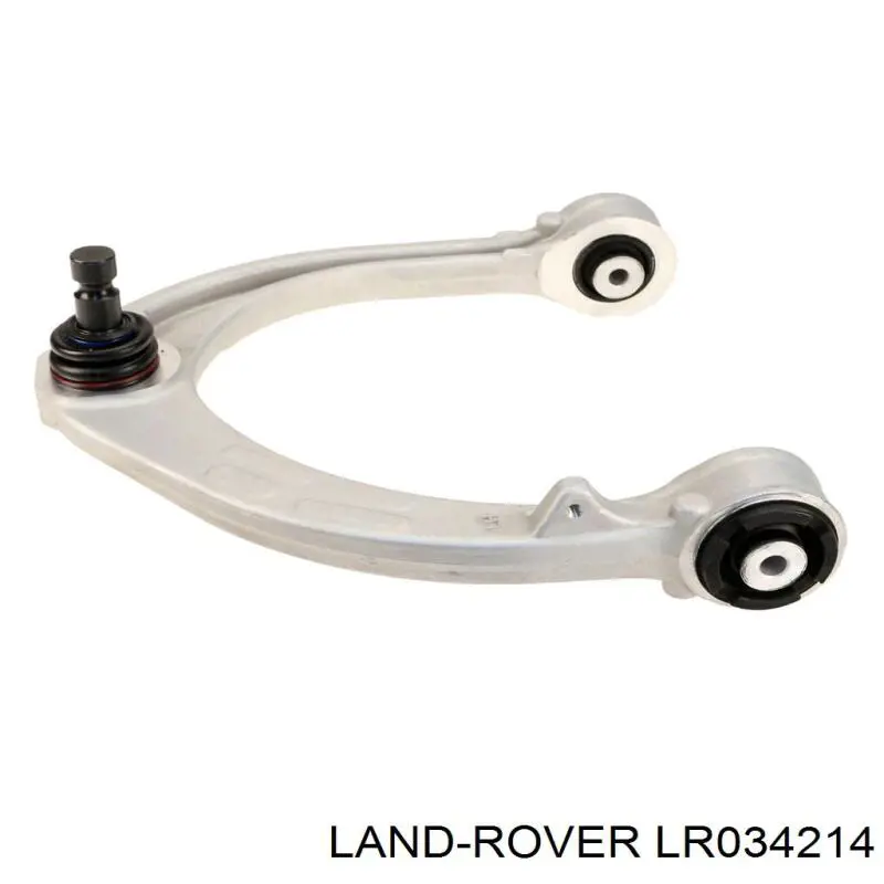 LR034214 Land Rover braço oscilante superior esquerdo de suspensão dianteira