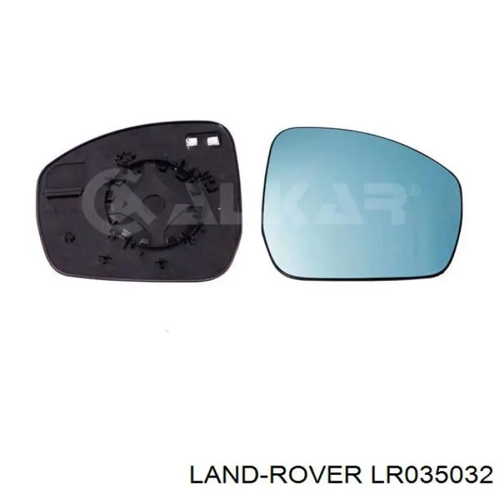 Зеркальный элемент зеркала заднего вида LAND ROVER LR035032