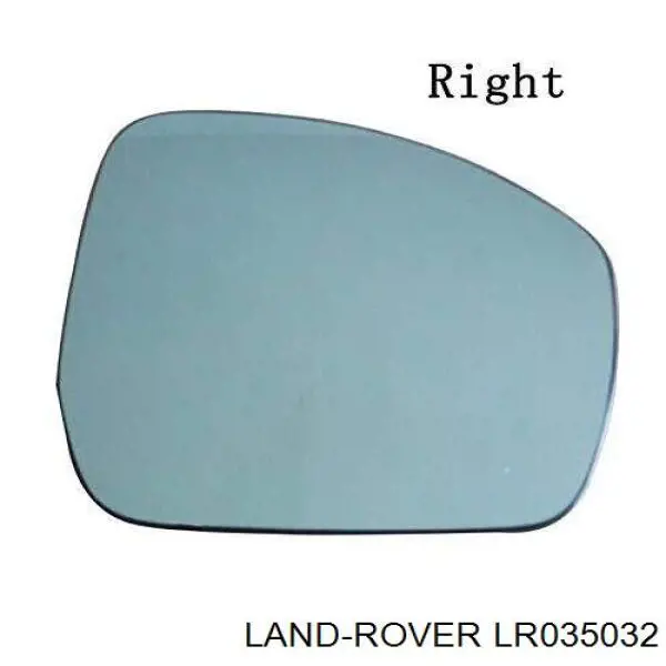 Стекло зеркала заднего вида, правого Land Rover LR035032 цена, от 2174.23 UAH