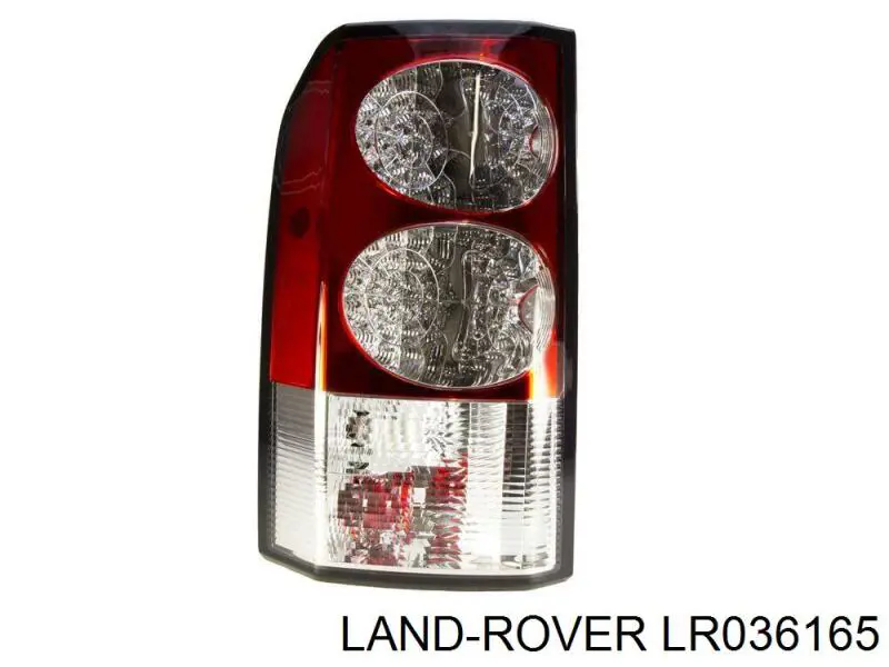 LR036165 Land Rover lanterna traseira esquerda