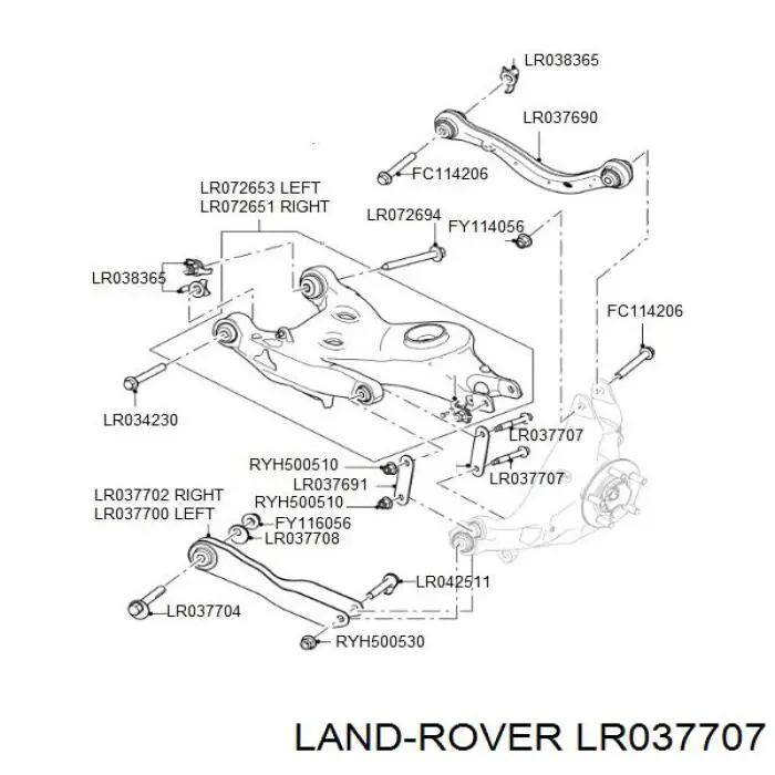 LR037707 Land Rover 