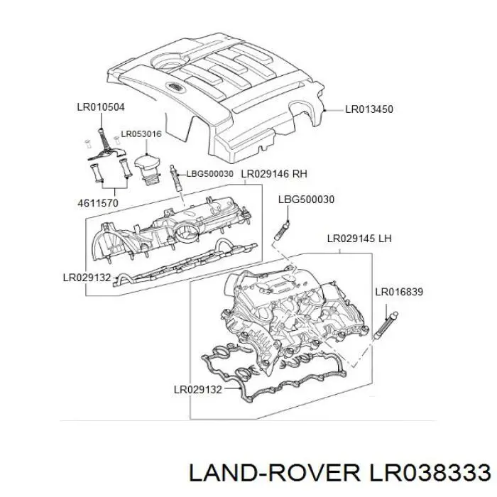  LR038333 Land Rover