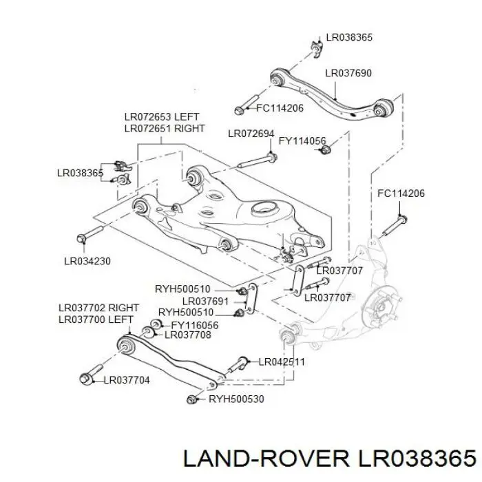  Land Rover LR038365 цена, от 12.85 USD