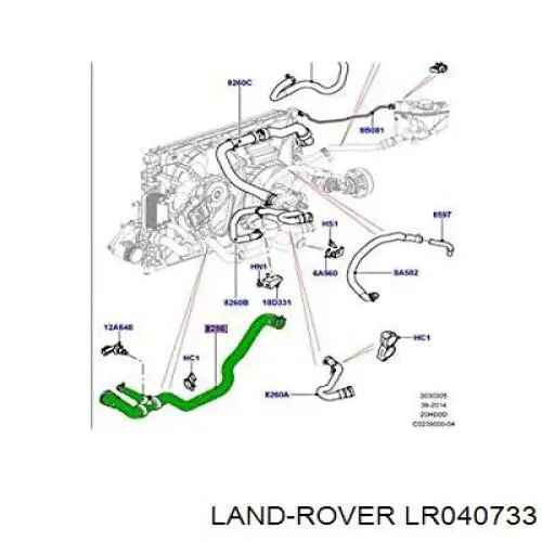  Land Rover LR040733 цена, от 84.65 USD