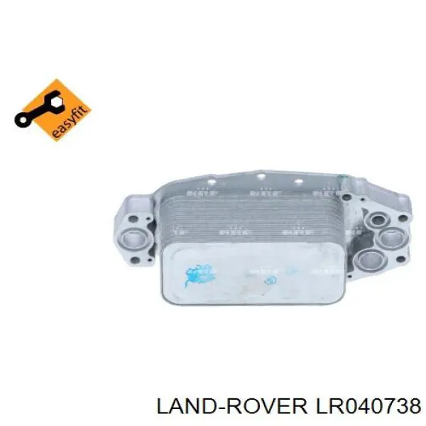 Radiador de aceite, bajo de filtro LR040738 Land Rover