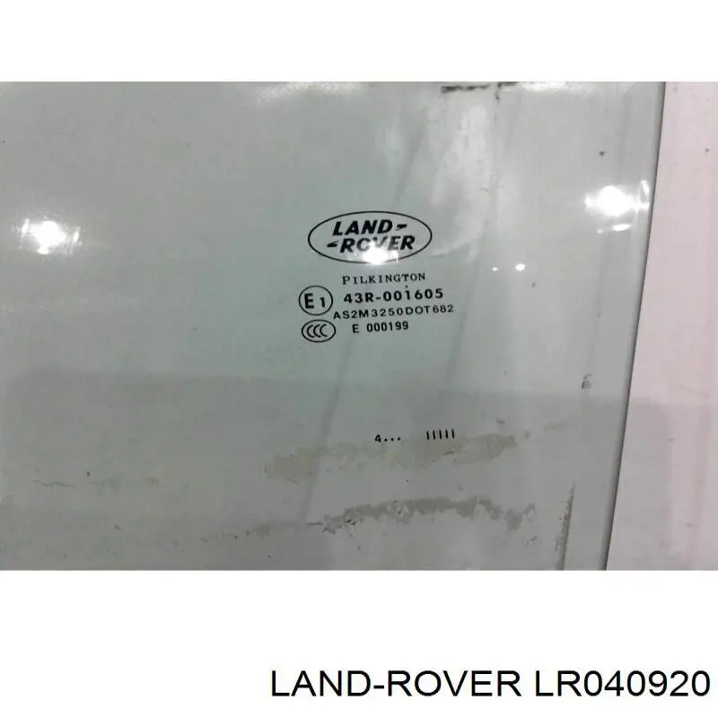 LR040920 Land Rover vidro da porta dianteira esquerda