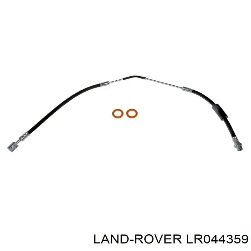 LR017420 Land Rover шланг тормозной задний правый