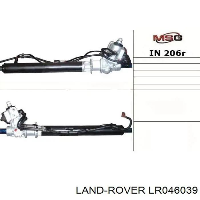 Реечный рулевой механизм Land Rover LR046039 цена, от 254.24 USD