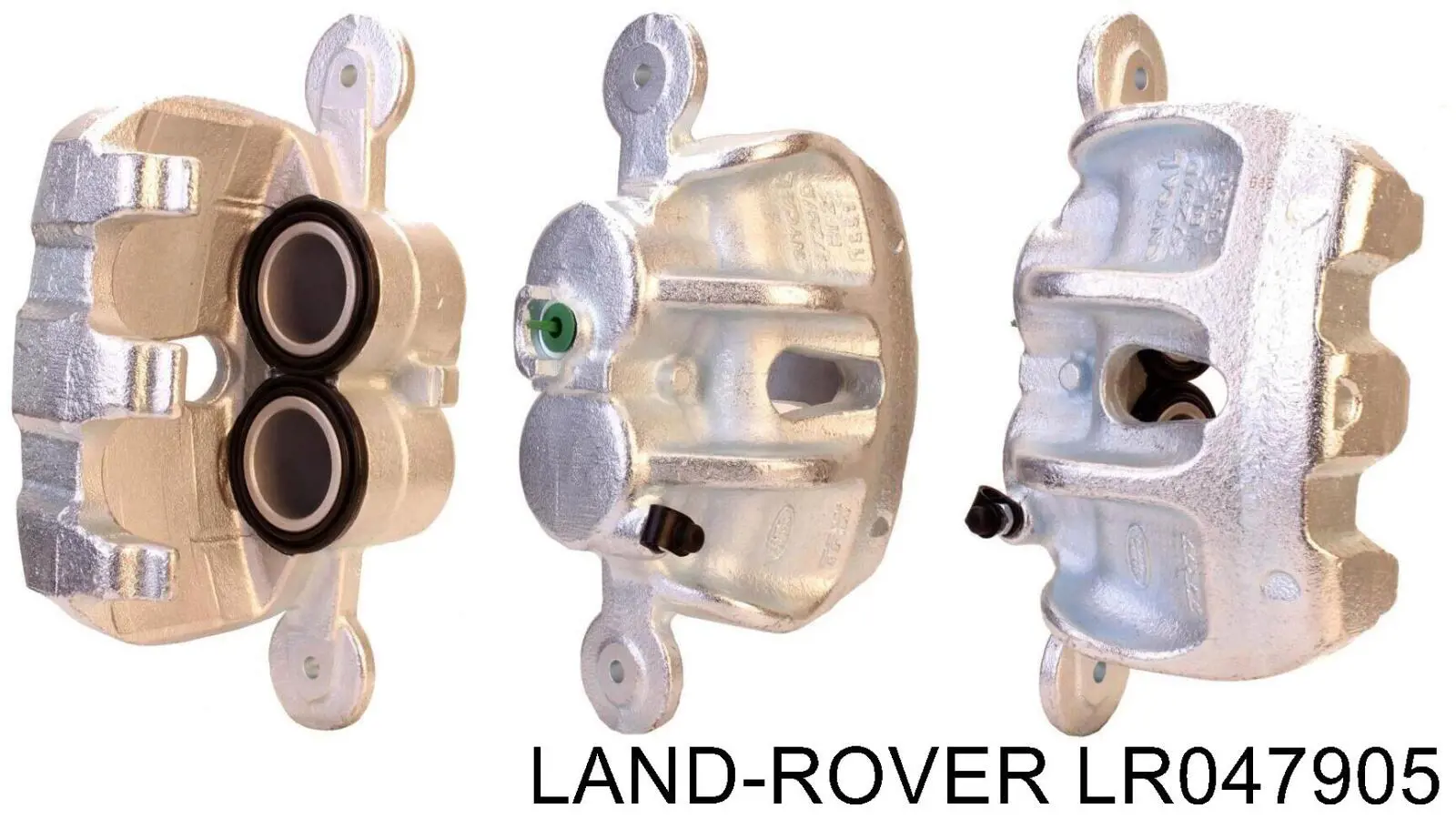 LR047905 Land Rover suporte do freio dianteiro esquerdo