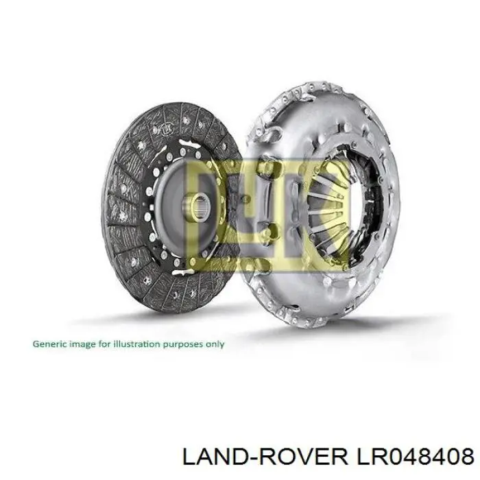 LR048408 Land Rover kit de embraiagem (3 peças)