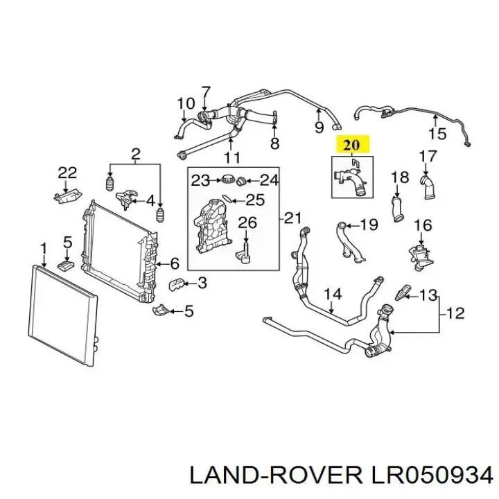 LR050934 Land Rover 