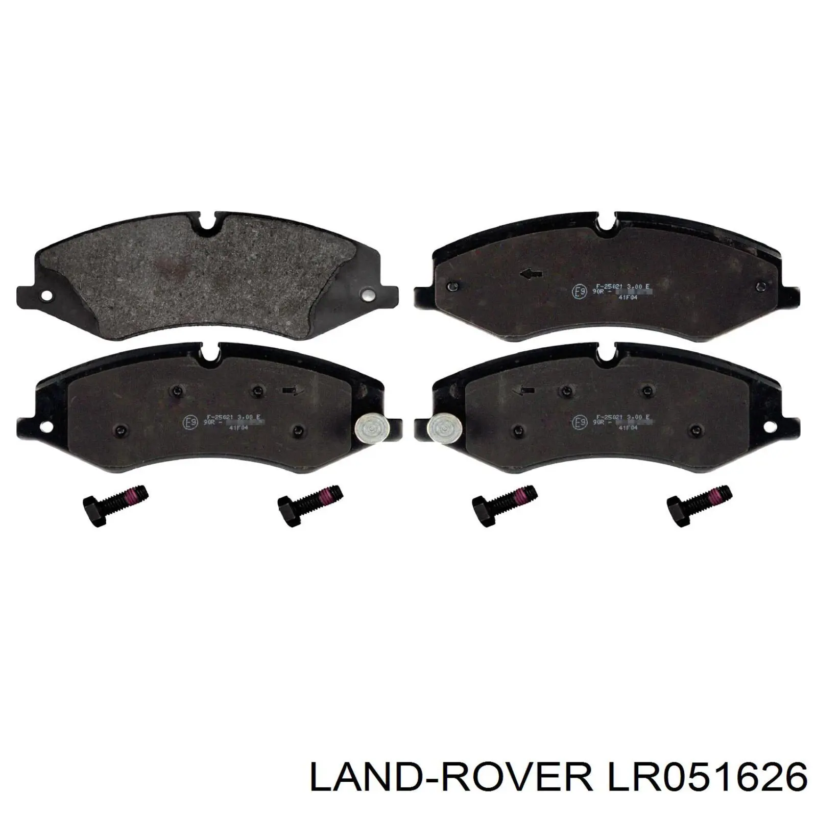 Купить LR051626 Land Rover Колодки тормозные