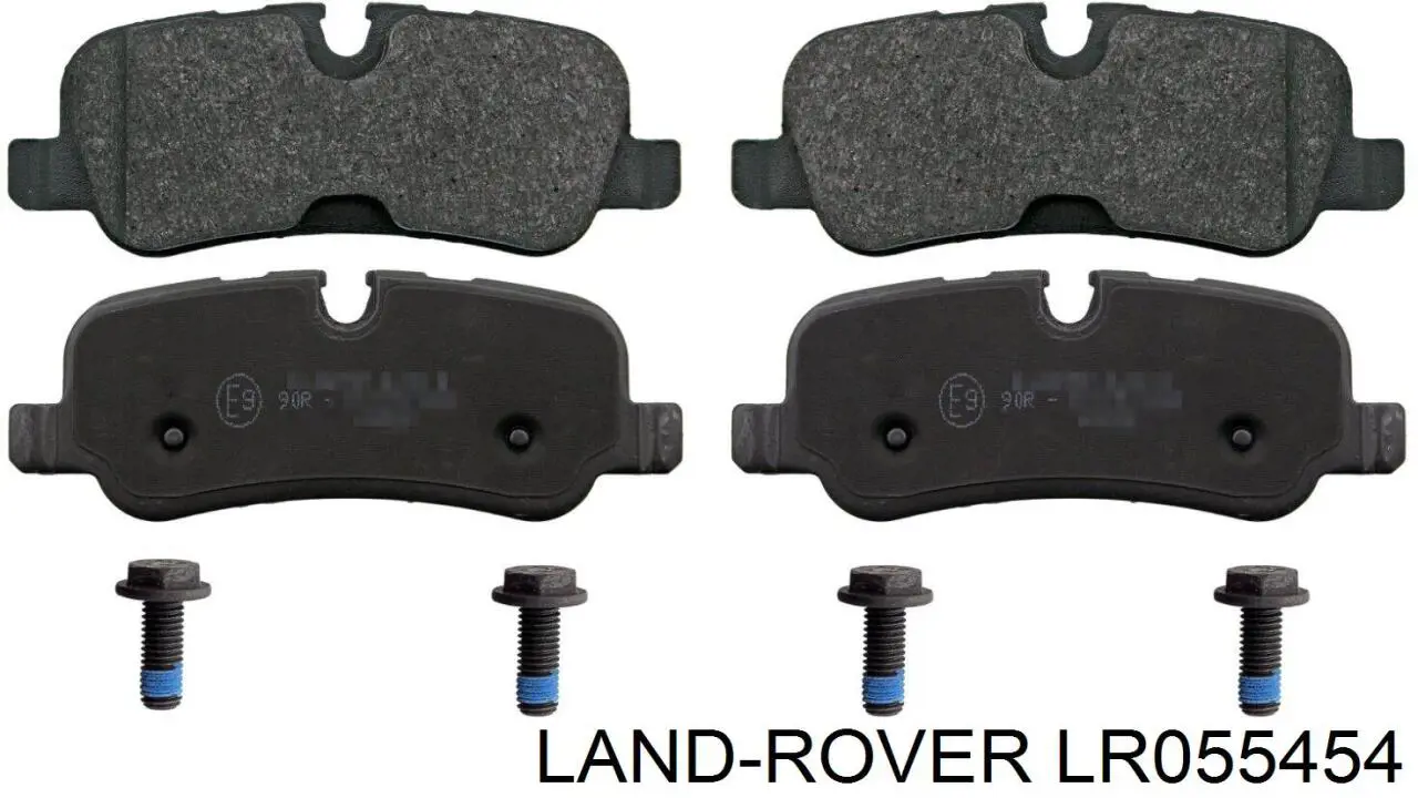 Купить LR055454 Land Rover Колодки тормозные задние, дисковые