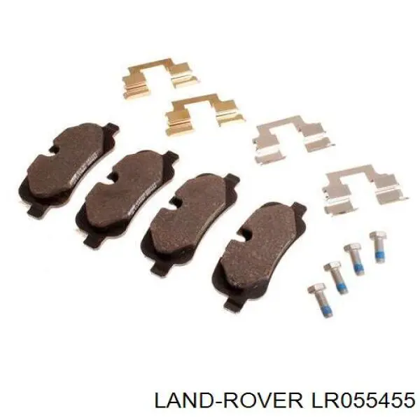 LR055455 Land Rover sapatas do freio traseiras de disco