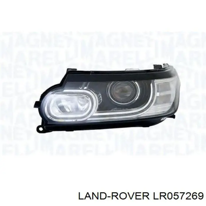 LR057269 Land Rover luz direita