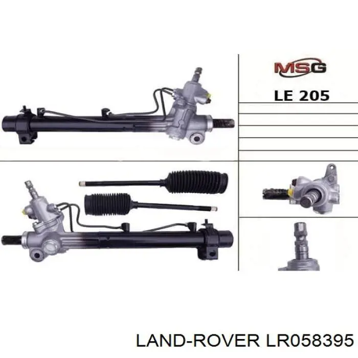 Реечный рулевой механизм Land Rover LR058395 цена, от 648.98 USD