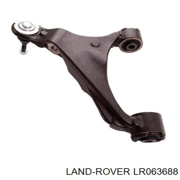 LR063688 Land Rover braço oscilante superior esquerdo de suspensão dianteira