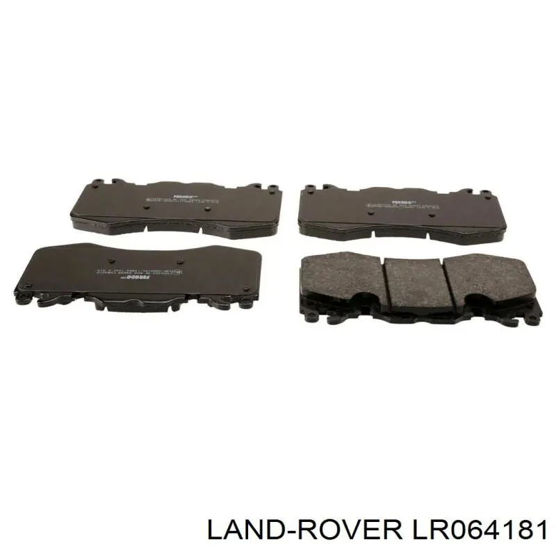 LR064181 Land Rover колодки тормозные передние дисковые