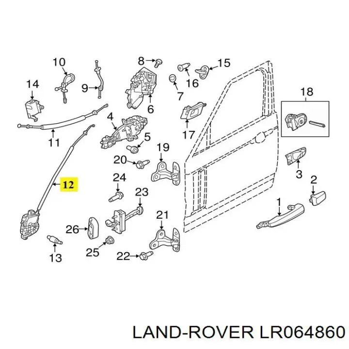 LR064860 Land Rover 