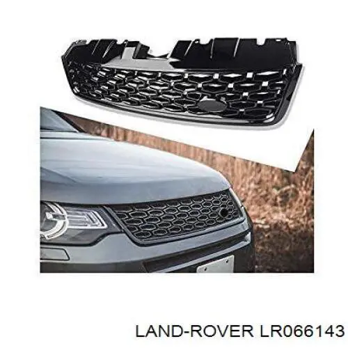 LR066143 Land Rover Решетка радиатора