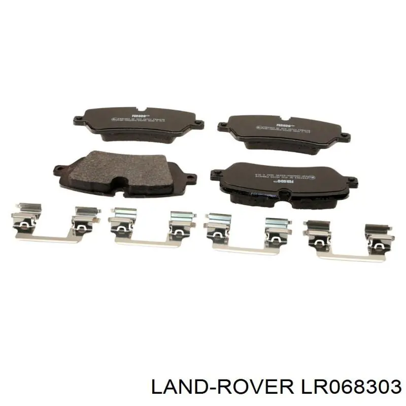 Задние тормозные колодки LR068303 Land Rover