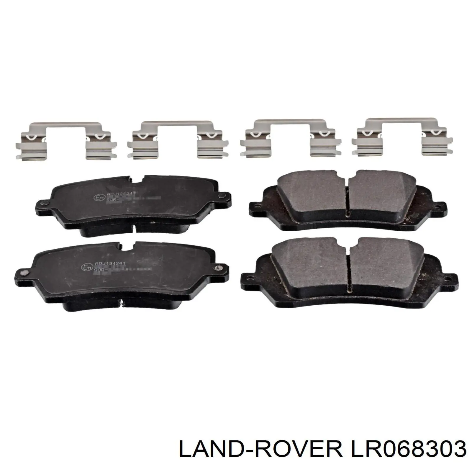 Купить LR068303 Land Rover Колодки тормозные задние, дисковые