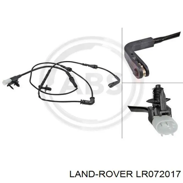 Contacto de aviso, desgaste de los frenos, trasero LR072017 Land Rover