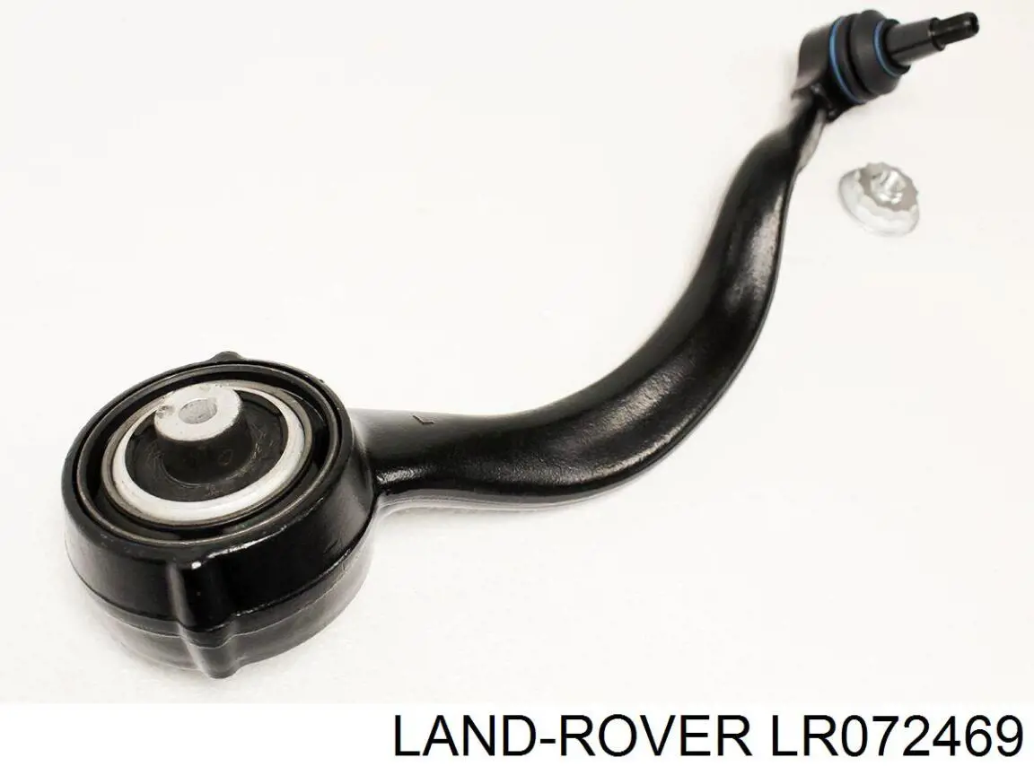 LR072469 Land Rover braço oscilante inferior esquerdo de suspensão dianteira