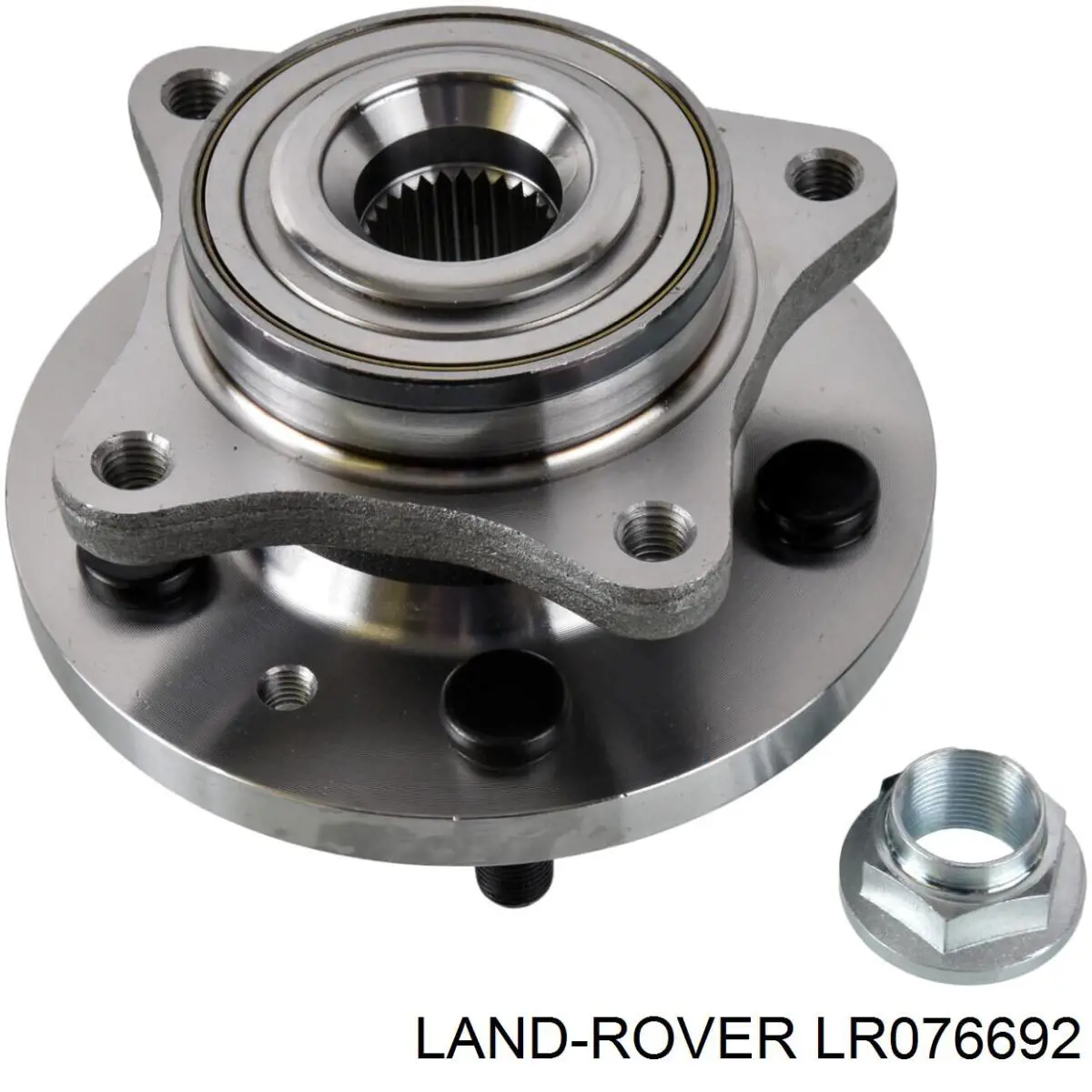 LR076692 Land Rover cubo dianteiro