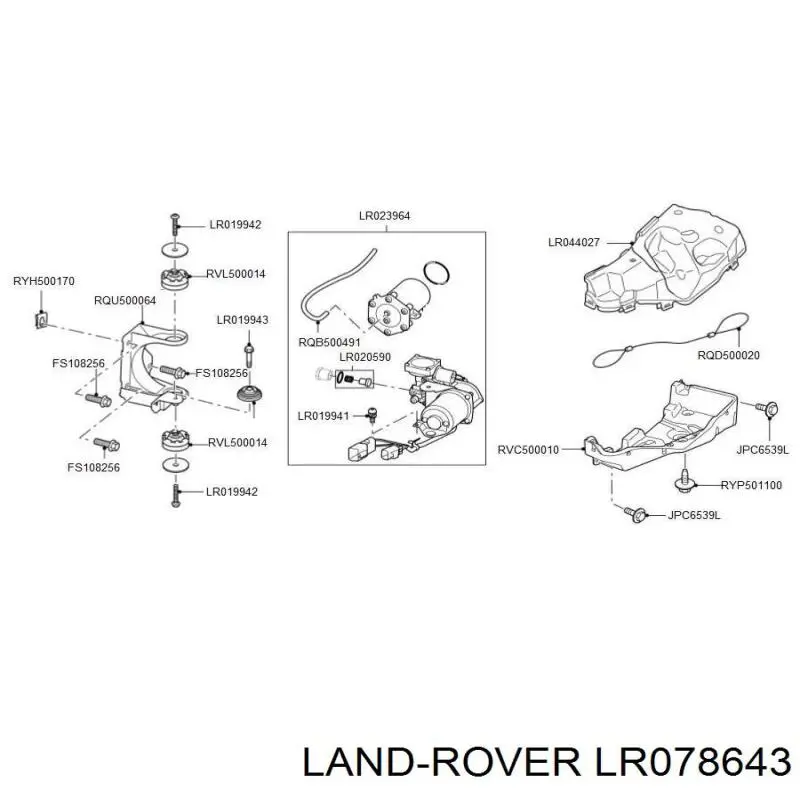 LR078643 Land Rover 