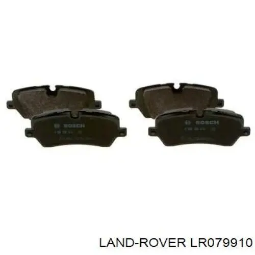 LR079910 Land Rover колодки тормозные задние дисковые