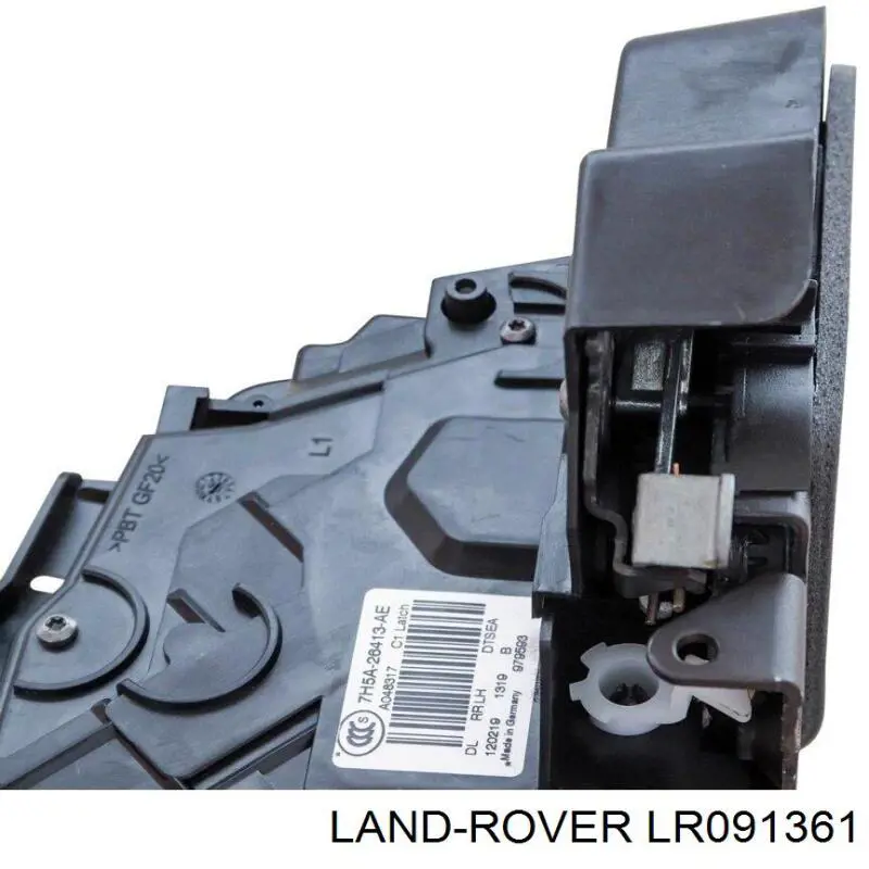 LR091361 Land Rover замок двери задней левой