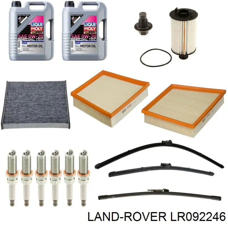 Элемент воздушного фильтра Land Rover LR092246 цена, от 56.59 USD