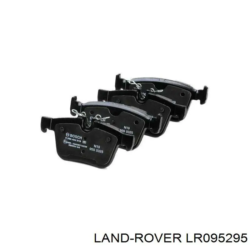 LR095295 Land Rover sapatas do freio traseiras de disco