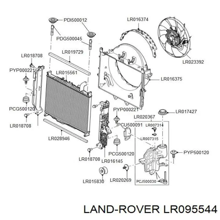 LR019832 Land Rover 